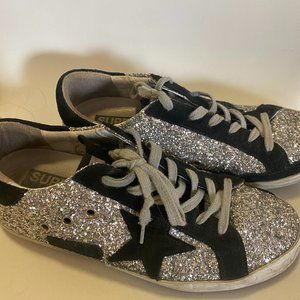 Golden Goose Glitter Sneakers - Size 38